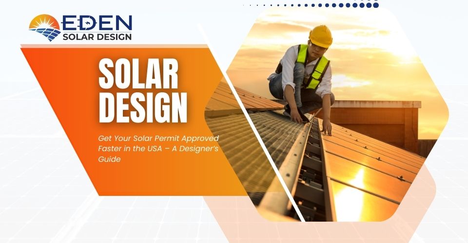 Solar Design Image showing Eden Solar Design project