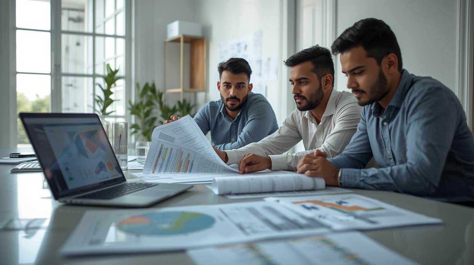 Indian solar EPC team reviewing project plans for stable execution in 2026